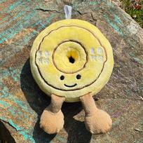 Creative Simulation Fitness Kit Dumbbell Kettlebell Barbell Pendant Plush Toy Bag Pendant Ornament Doll Gift Premium Cute simulation beige