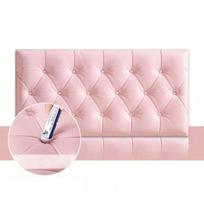 Anti-collision Foam Wallpaper Bedside Sticker Self-adhesive Soft Bag Children's Room 3D Three-dimensional Wall Sticker rožinė