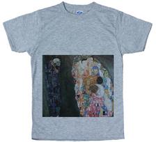 Gustav Klimt - Death and Life T Shirt M gray