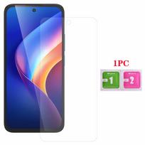 123 Phone Case For TCL NxtPaper 70 Pro 5G Painted TPU Black Back Cover Soft Silicone Funda Screen Protector Film TCL NxtPaper 70 Pro blue