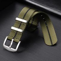 20mm Nylon Watch Band 22mm for Omega Militray Sports Watch Bracelet Men's Women's Comfortable Soft Straps Replacement Wristband 20mm black