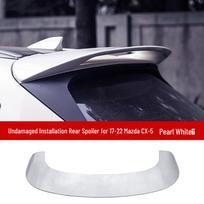 Mazda CX-5 Galinio ir Viršutinio Spoilerio Vėjo Deflektorių Rinkinys (2017-2024 m) - Lengvas įklijavimas blank black