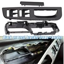 1J1867179A Front Left Door Pull Grab Handle Window Switch Panel Trim Braket For VW Jetta Golf Bora MK4 Passat B5 3B1867171E Black Support black