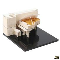 Laikmatis Kalendorius 2027 Stalo Kalendorius 3D Atplėšiamas Kalendorius Popieriaus Drožybos Menas Užrašų Bloknotas Christmas Darbalaukio Dekoracija beige