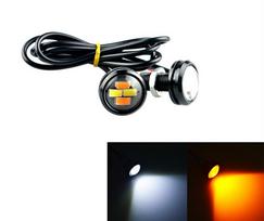 2vnt DRL LED dieniniai žibintai + posūkio signalas 160lm Off-Road