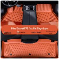 Volvo XC90 (2015-2025) Seven-Seater TPE Waterproof Floor Mats Volvo XC90 5-seater [2015-2025] brown