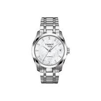 TISSOT Women's Kutu Collection Watch T035.207.11.116.00 Silver Strap white