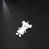 Personalizuotas berniuko mergaitės karoliai, individualizuotas grandinėlės, Motinos Tėvo dienos, vaiko šeimos dovana moterims, vyrams, nerūdijančio plieno pakabukas, papuošalai No Name&1 boy 3 girls sidabras