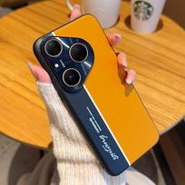 For Huawei Pura 80 80 Pro 80 ProPlus 80Ultra electroplated leather fluorescent color-block anti-fingerprint anti-drop phone case For Pura 80