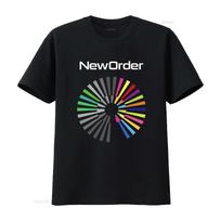 New Order Grupės Marškinėliai Visų Dydžių S 5XL Daugiaspalvis Retro Dizainas Vintage Išplauti Laisvalaikio Dizainerio Drabužiai Kvėpuojantys Homme - Me... 5XL įvairiaspalvis