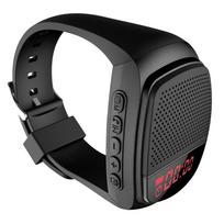 B90 Laikrodis Bluetooth Garsiakalbis USB Įkrovimas Nešiojamas Lauko Sporto Važiavimo Dviračiu Bėgimo Garsiakalbis sidabras