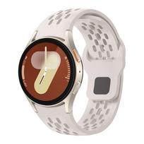 Strap for Samsung Galaxy Watch 7 FE 44mm 40mm correa Sport Silicone Bracelet Galaxy Watch 4 6 Classic 5 pro band 43mm 47mm 45mm Galaxy 7 40mm 44mm gray