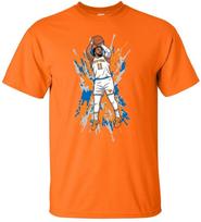 Jalen Bruson Spray Paint Knicks Shirt T-Shirt Toddler 3T XXXL orange