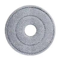 25cm Round Mop Head Cloth Spin Wring For Cleaning Floors Pad Home Replacement Universal Accessories 360 Rotating Barrel Towels gray