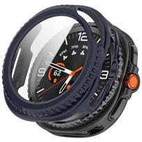 Tempered Glass PC Case for Samsung Galaxy Watch 8 40mm 44mm 8Classic 46mm Protector Cover for Galaxy Watch Ultra 2025 47mm Shell Watch Ultra 47mm tamsiai mėlyna spalva