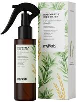 MYHERB Rozmarinų vandens plaukų lakas (200 ml) | 100% grynas natūralus ir originalus | Rozmarino plaukų purškalas | Plaukų purškalas plaukų augimui, padeda sumažinti plaukų slinkimą, Str beige