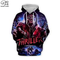 PLstar Cosmos PopStar King Singer Michael Jackson Hiphop Streetwear Pullover Unisex 3DPrint Zipper/Hoodies/Sweatshirt/Jacket s-9 S