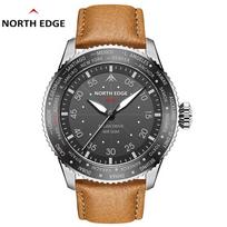 NORTH EDGE Saulės energija maitinamas sportinis laikrodis black