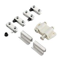 Magnetic Push To Open Touch Latches Glass Door Hinge Clamp Double Head Magnetic Catches Display Cabinet Hinge Enduring A