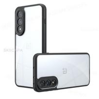 Smūgiams atsparus matinis dėklas Oneplus Ace 5 Racing Ace5 Ultra Nord 5 CE5, su kietu buferiu ir minkštu skaidriu galiniu dangteliu, telefono dėklas Funda OnePlus Nord 5 juoda