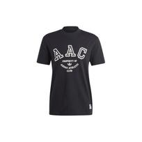Adidas Originals Abėcėlės Spaudinio Apvalios Kaklo Trumpomis Rankovėmis Marškinėliai Vyriški Viršutiniai Drabužiai Juodi HZ0711 S black