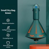 Foldable Electric Dryer High Temperature Mite Removal Clothes Drying Rack Travel Portable Hot Air Circulation Drying Machine brown