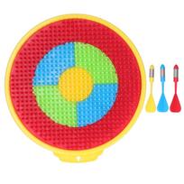 Safe Dartboard with 3pcs Soft Dart Throwing Indoor Sports Parent Interactive Toys Kid Game Gift