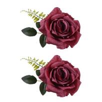 Rose Curtain Tieback Clip-on Flower Tie Backs Holder Voile Net Drape Accessories bordinė