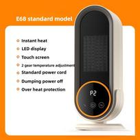 1200W High Power Electric Heater Winter Home Office Desktop Heating Fan Ceramic PTC Heating Small Warm Air Blower orange