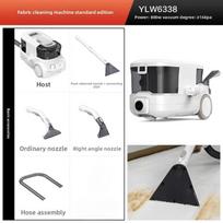 220V Multi-Functional Fabric Sofa Carpet Clean Machine Spray Suction Integrated Carpet Mattress Cleaning Artifact 220 V gray