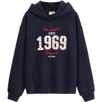 GAP Women's 2026 Spring Logo Hooded Sweatshirt 170/92A