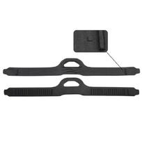 1Pair Snorkeling Swim Fin Strap Replacement Adjustable Fin Flippers Strap Underwater Fin Buckle Strap Diving Accessory M black