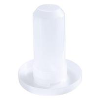 Bird Chicken Automatic Food Water Feeder Poultry Feeder Port Rain No Waste Fit for Buckets Barrels Auto Feeding Plate white