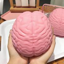 Milžiniški smegenų squishy žaislai Streso mažinimui Sensoriniai žaislai Suaugusiems ir Vaikams, Nerimo mažinimui Fidget žaislai Autizmui ir ADHD, Juokingos dovanos pink