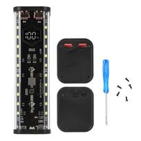 8*21700 Battery Case 22.5W Fast Charging DIY Battery Storage Box Solder-Free Power Bank Housing PD+ Flash Charge+ Fast Charge juoda