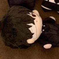 10Cm Dazai Osamu Plushine Bungo Stray Dog Plush Toy Ryunosuke Akutagawa Stuffed Nakahara Chuya Starfish Doll Birthday Gifts Toy black