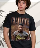 Gladiator Maximus Roman Colosseum T-Shirt and kids tshirt – Russell Crowe Movie Graphic Tee M black