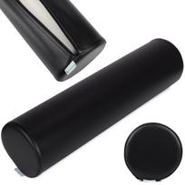 Apvali masažo pagalvėlė Habys Vinyl Flex 15×60 cm, juoda