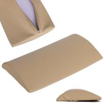 Pusapvalė juosmens masažo pagalvėlė Habys Soft Touch 40×25×5 cm minkšta, Moco Beige