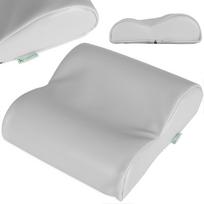 Kaklo masažo pagalvėlė Habys Satin Comfort, šviesiai pilka