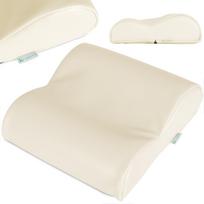 Kaklo masažo pagalvėlė Habys Satin Comfort, smėlio spalvos