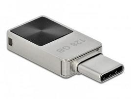 Delock Mini USB 3.2 Gen 1 USB-C Storage Stick 128GB Metal Case.