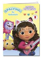 Gabbys Dollhouse. Spalvink. Su lipdukais