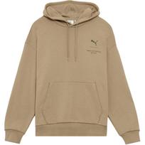 Puma X Monster Hunter Wilds Collaboration FW25 With Back Print New Egedora Pattern Loose Warm Pullover Hoodie Long Sleeve Sweatshirt 636484-55 L gray