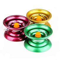 Magic Yoyo Profesional Alloy Material String Trick Yo Yo Ball Toys  Playsetss For Beginner Adults Kids Funny Gift Presents Kinderspielzeug yellow