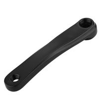 170mm Bike Aluminum Alloy Left Single Chain Crank Arm Replacement (Black   Hole) black