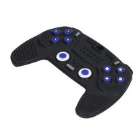 Baby Teether Simulation Game Controller Shaped Various Button Soft Silicone Teether Toy Black black