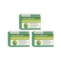 3pcs Tea-Tree Oil Antifungal Soap Antifungal Treatments for Face Body Acnes Athlete's Foot Tinea Folliculitis