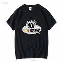 Yo! Raps MTV Graphic Black T-shirt L black