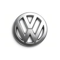 1 vnt. ABS automobilio vairo dangtelio centrinis ženklelis emblema lipdukas VW Golf Amarok T5 Phaeton ID3 Tiguan T-Cross GTI hf2 sidabras